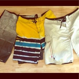 Lot of Men’s Quiksilver Swim Trunks